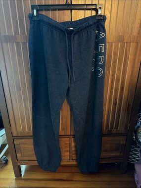 Aeropostale Charcoal Gray Logo-Trim womens Joggers